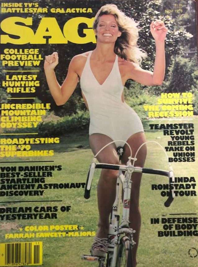 SAGA USA magazine side cover  November 1978