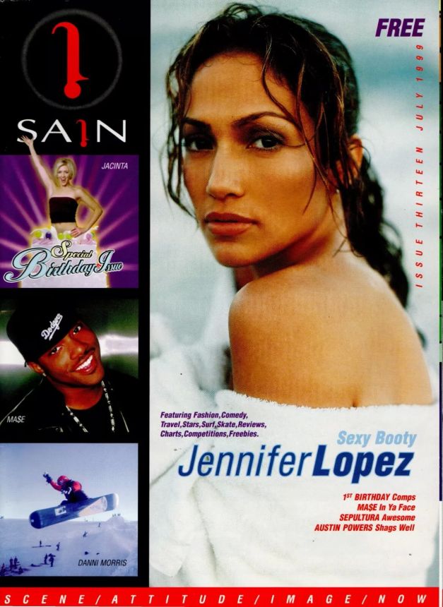 SAIN magazine side cover Issue 13  July 1999