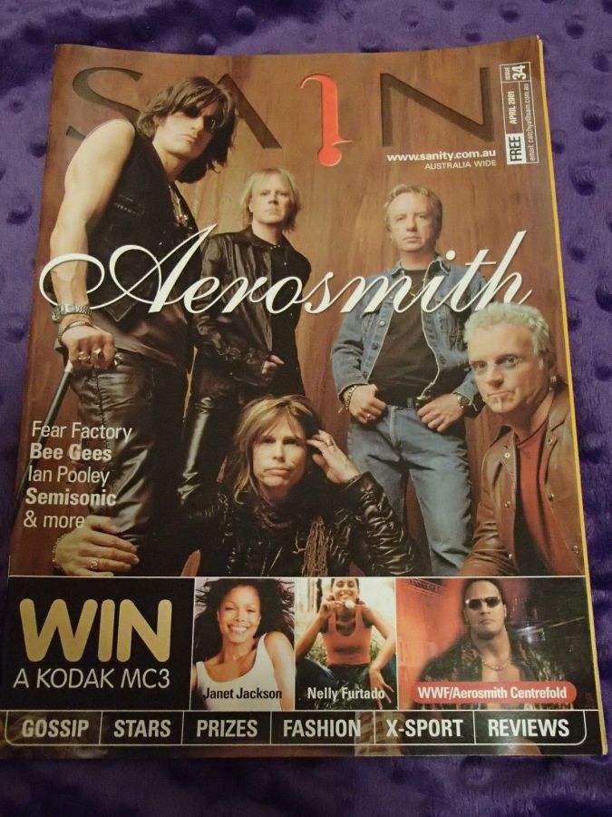 SAIN magazine side cover Issue 34  April 2001