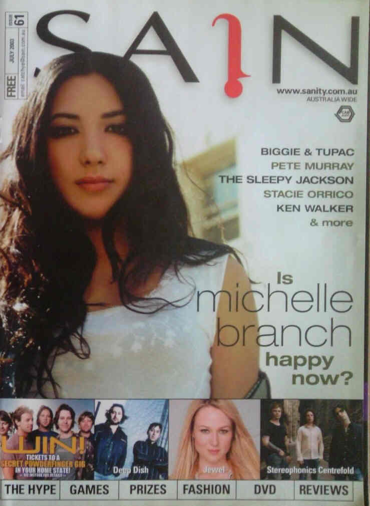 SAIN magazine side cover Issue 61 July 2003