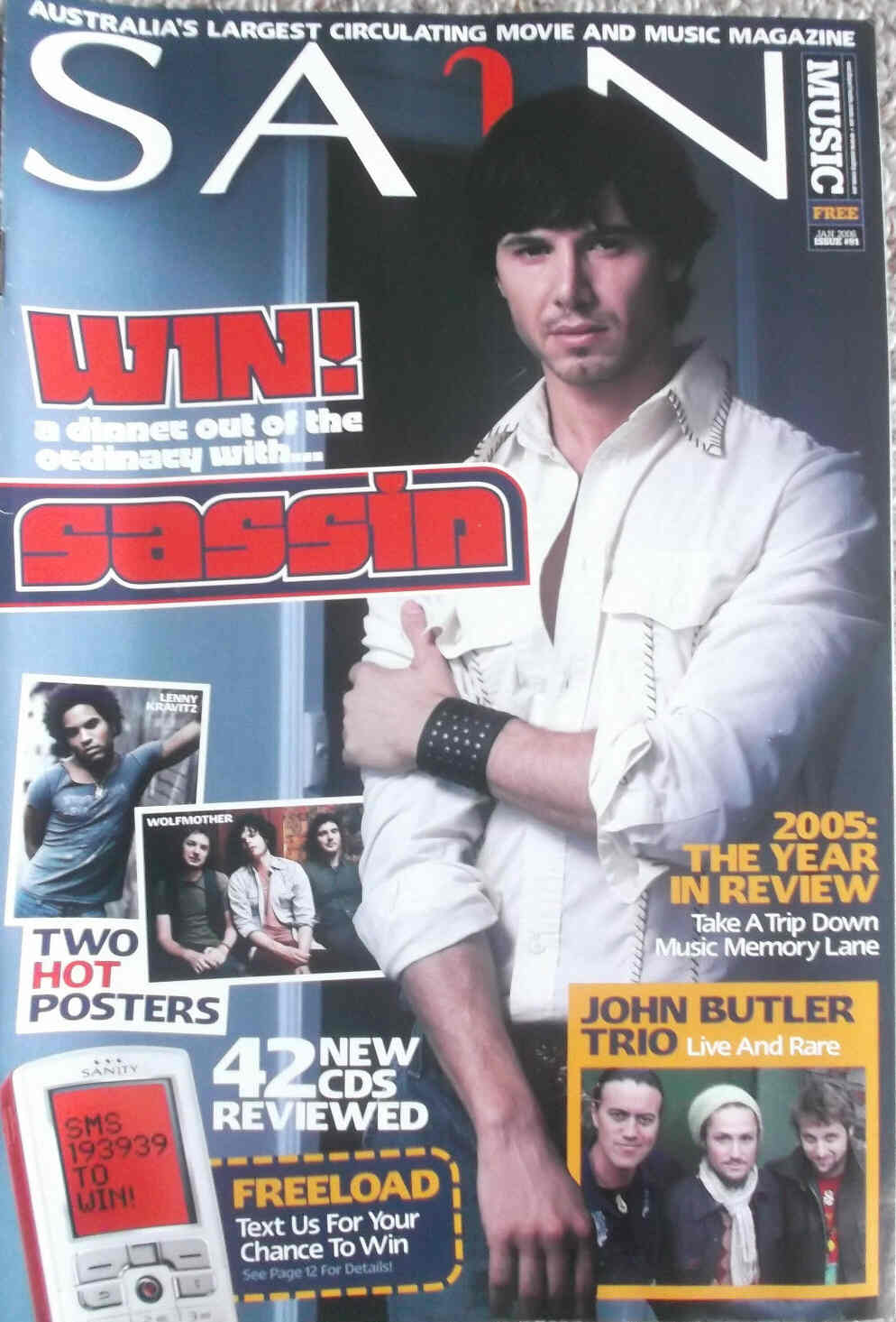SAIN magazine side cover Issue 91 January 2006