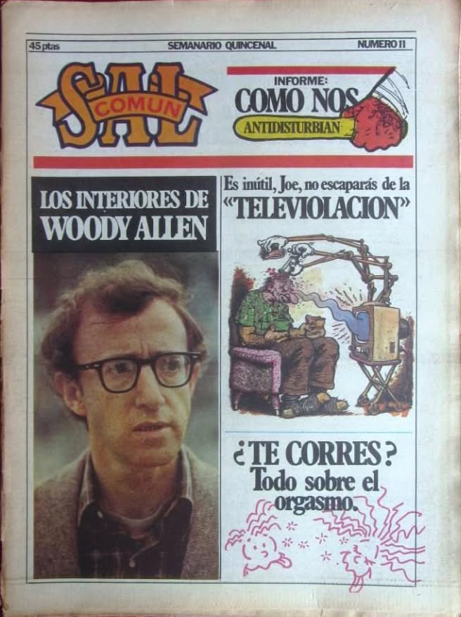 SAL COMUN magazine side cover Issue 11  January 1979
