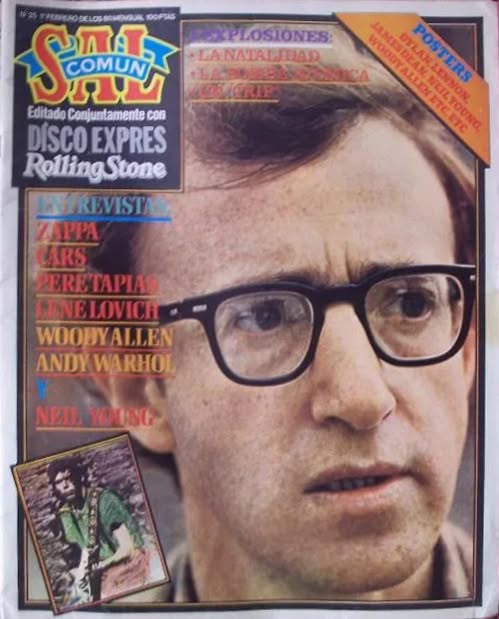 SAL COMUN magazine side cover Issue 25  February 1980