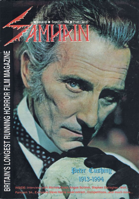 SAMHAIN magazine side cover Issue 46 September/October 1994
