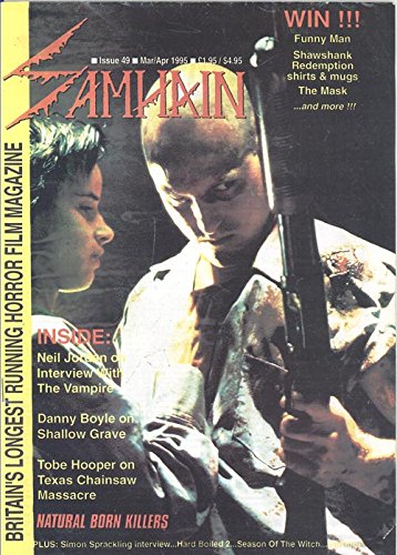 SAMHAIN magazine side cover Issue 49 March/April 1995