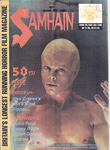 SAMHAIN magazine side cover Issue 50 May/June 1995