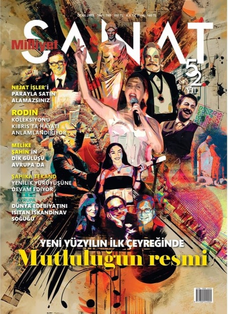 MILLIYET SANAT DERGISI magazine side cover Issue 789  January 2025