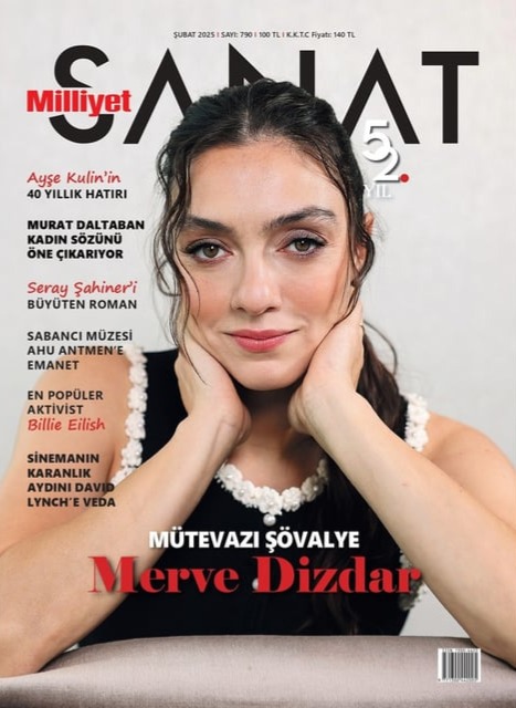 MILLIYET SANAT DERGISI magazine side cover Issue 790  February 2025