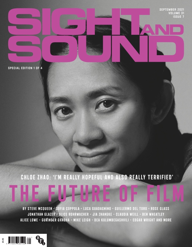 SIGHT AND SOUND magazine side cover  Vol 31 No 7  September 2021