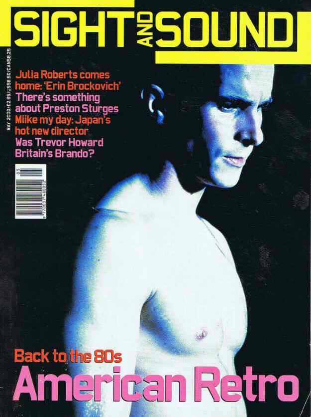 SIGHT AND SOUND magazine side cover Issue 109 May 2000