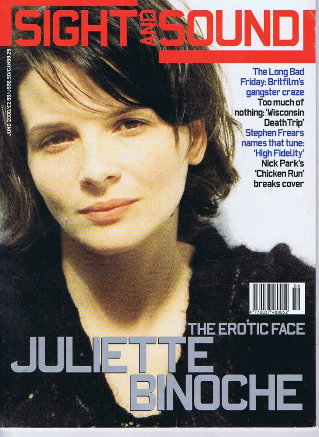 SIGHT AND SOUND magazine side cover Issue 110 June 2000