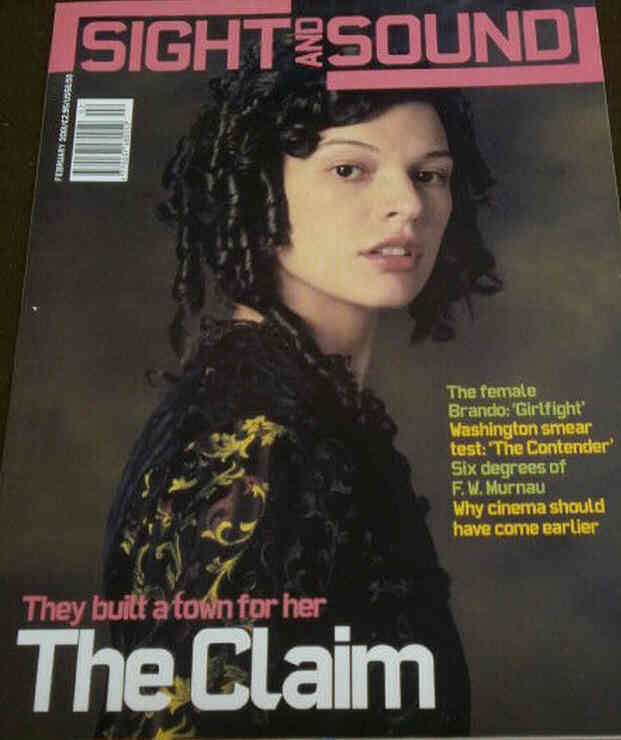 SIGHT AND SOUND magazine side cover Issue 118 February 2001