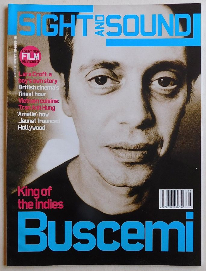 SIGHT AND SOUND magazine side cover Issue 124 August 2001