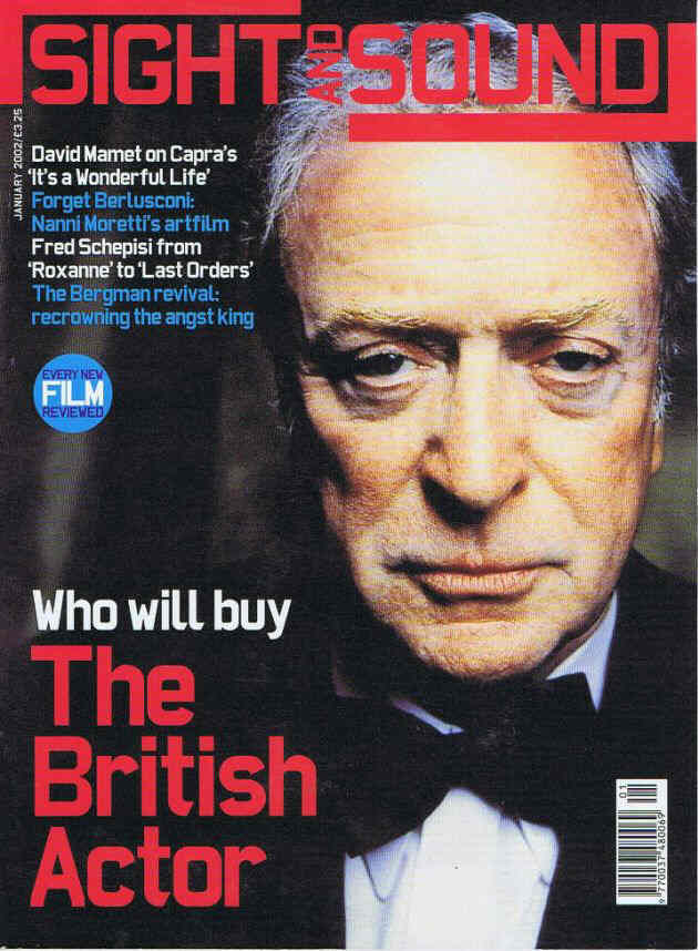 SIGHT AND SOUND magazine side cover Issue 129 January 2002