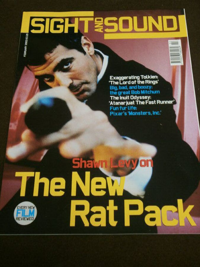 SIGHT AND SOUND magazine side cover Issue 130 February 2002