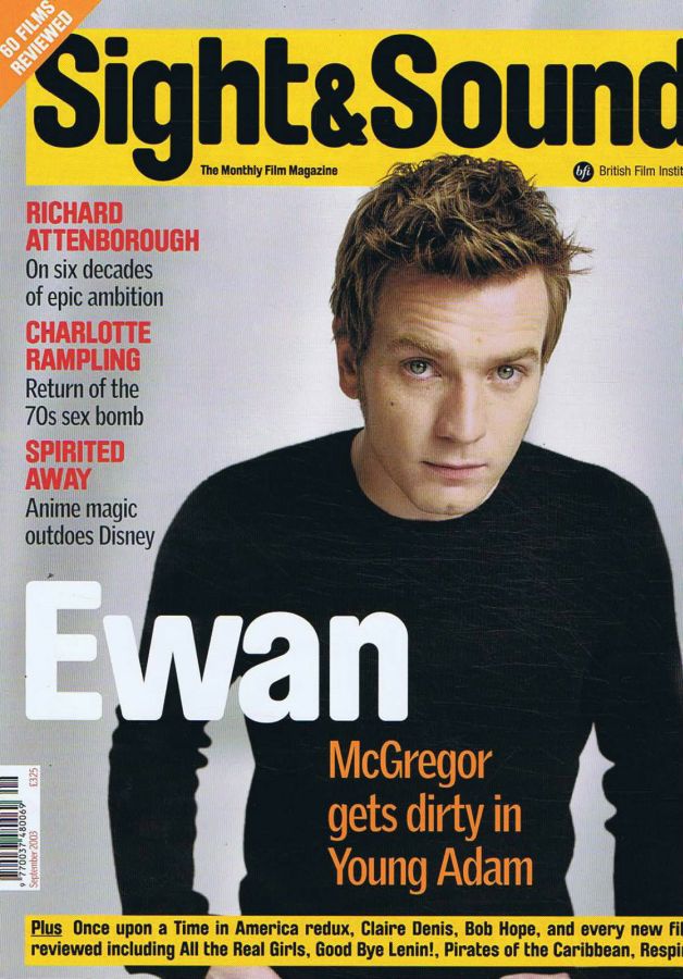 SIGHT AND SOUND magazine side cover Issue 149 September 2003