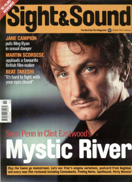 SIGHT AND SOUND magazine side cover Issue 151 November 2003