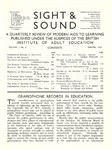 SIGHT AND SOUND (30s-90s) magazine side cover Issue 4  1932