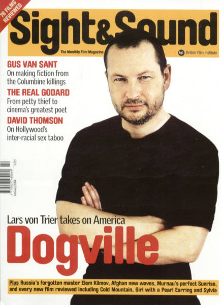 SIGHT AND SOUND magazine side cover Issue 154 February 2004
