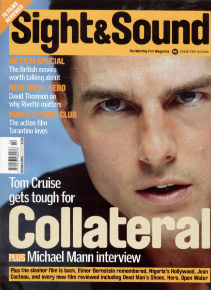 SIGHT AND SOUND magazine side cover Issue 162 October 2004
