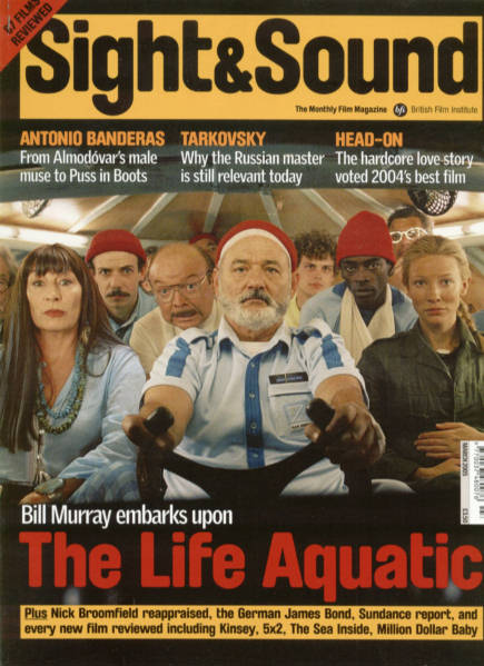 SIGHT AND SOUND magazine side cover Issue 167 March 2005