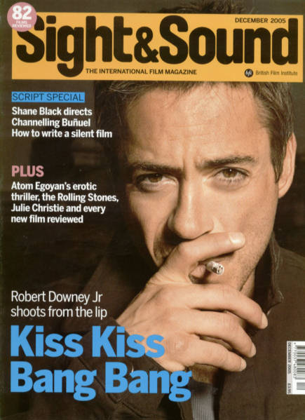 SIGHT AND SOUND magazine side cover Issue 176 December 2005