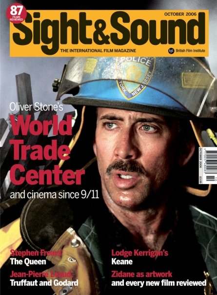 SIGHT AND SOUND magazine side cover Issue 186 October 2006