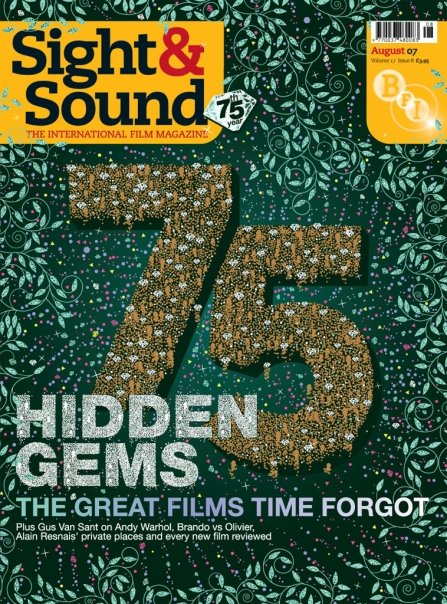 SIGHT AND SOUND magazine side cover Issue 196 August 2007