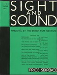SIGHT AND SOUND (30s-90s) magazine side cover Issue 8 December 1933