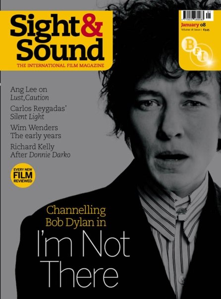 SIGHT AND SOUND magazine side cover Issue 201 January 2008