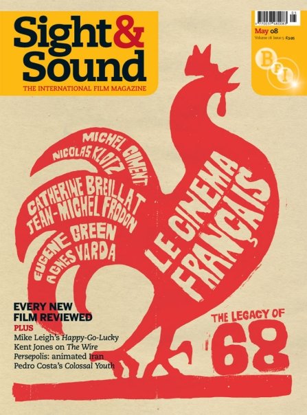 SIGHT AND SOUND magazine side cover Issue 205 May 2008