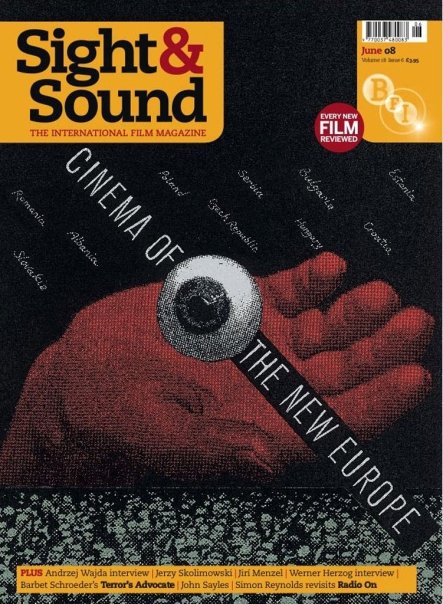 SIGHT AND SOUND magazine side cover Issue 206 June 2008