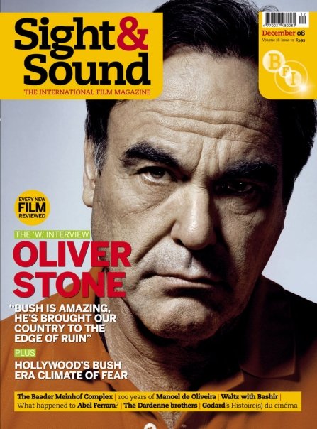 SIGHT AND SOUND magazine side cover Issue 212 December 2008