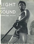 SIGHT AND SOUND (30s-90s) magazine side cover Issue 9 March/April/May 1934