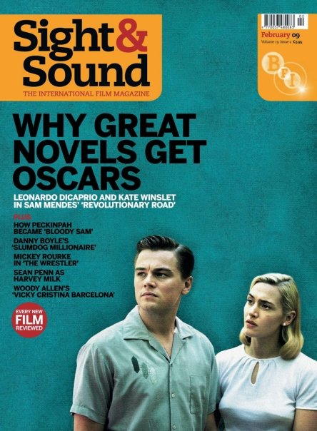SIGHT AND SOUND magazine side cover Issue 214 February 2009
