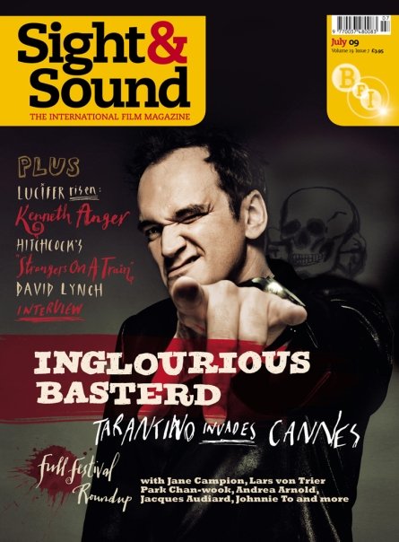 SIGHT AND SOUND magazine side cover Issue 219 July 2009