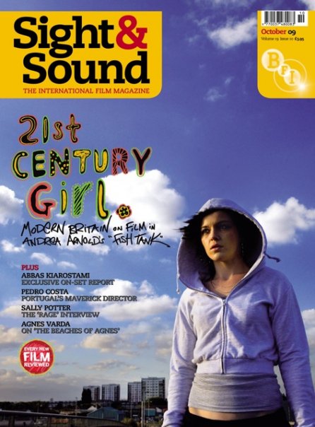 SIGHT AND SOUND magazine side cover Issue 222 October 2009