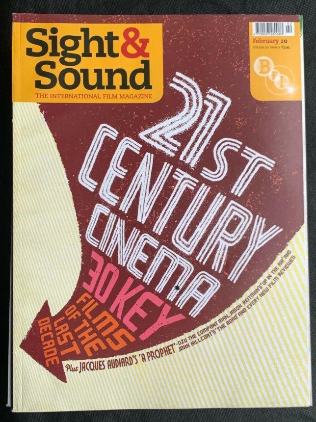 SIGHT AND SOUND magazine side cover Issue 226 February 2010