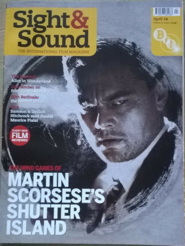 SIGHT AND SOUND magazine side cover Issue 228 April 2010
