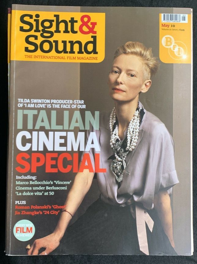 SIGHT AND SOUND magazine side cover Issue 229 May 2010