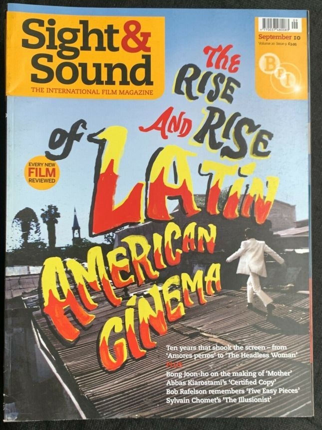 SIGHT AND SOUND magazine side cover Issue 233 September 2010