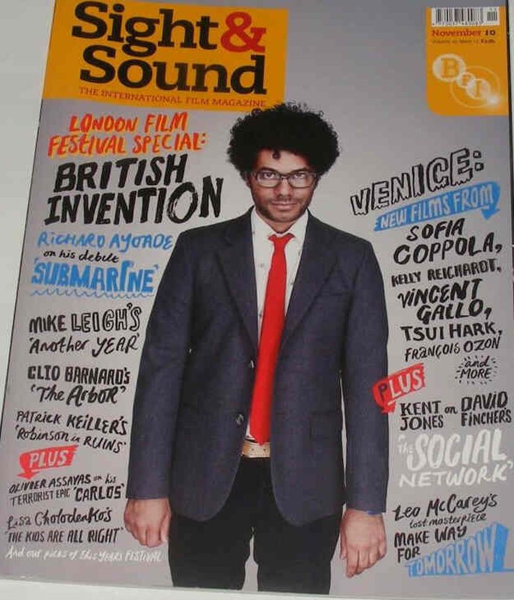 SIGHT AND SOUND magazine side cover Issue 235 November 2010