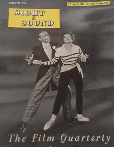 SIGHT AND SOUND (30s-90s) magazine side cover Issue 103 June/July/August 1955