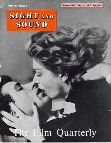 SIGHT AND SOUND (30s-90s) magazine side cover Issue 105 December 1955