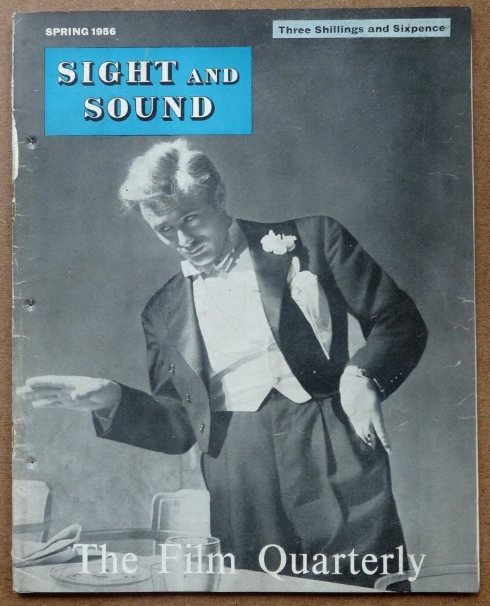 SIGHT AND SOUND (30s-90s) magazine side cover Issue 106 Vol 25 #4 - March/April/May 1956