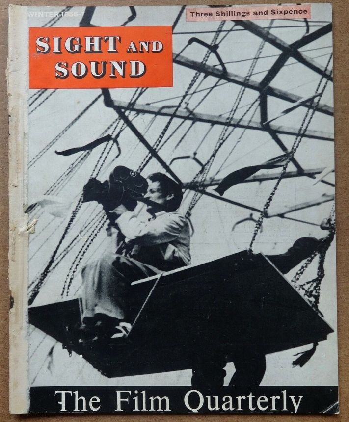 SIGHT AND SOUND (30s-90s) magazine side cover Issue 109 December 1956