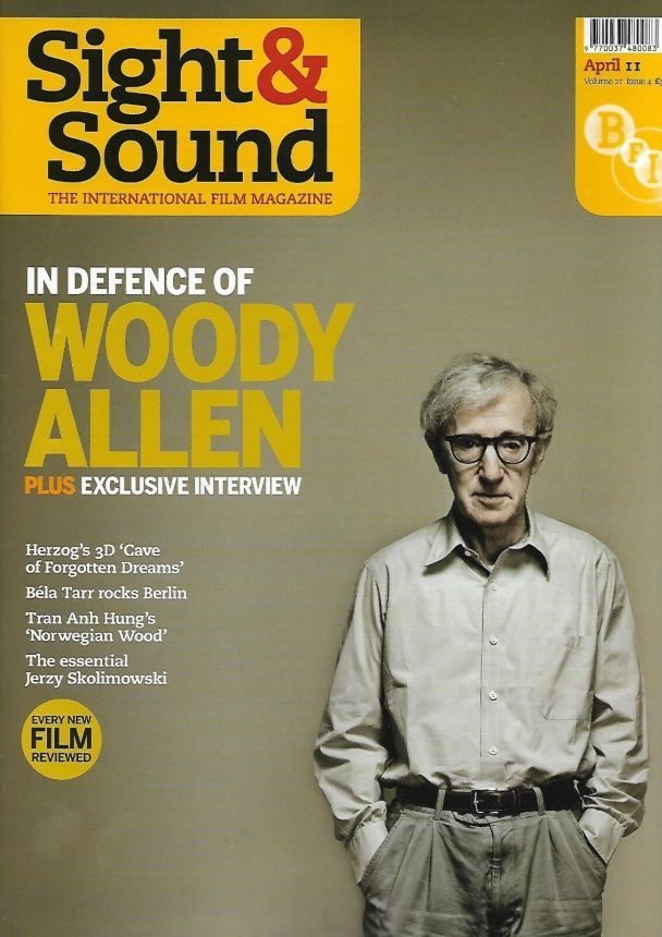 SIGHT AND SOUND magazine side cover Issue 240 April 2011