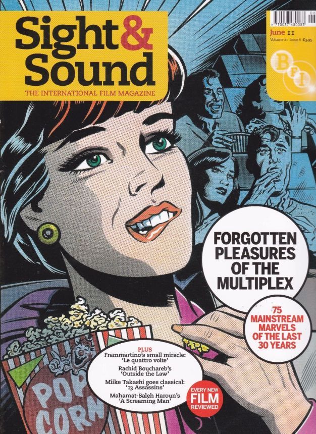 SIGHT AND SOUND magazine side cover Issue 242 June 2011