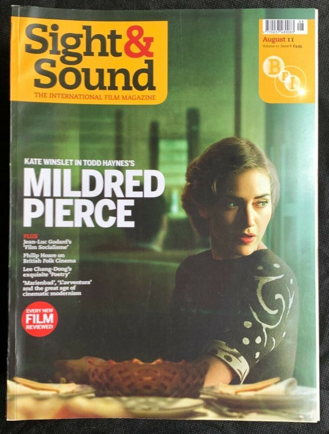 SIGHT AND SOUND magazine side cover Issue 244 August 2011
