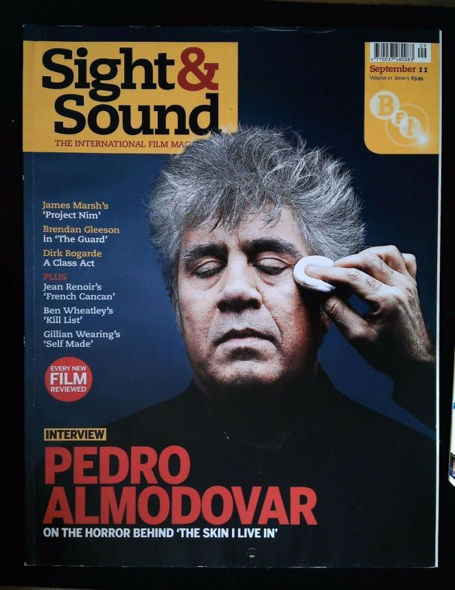 SIGHT AND SOUND magazine side cover Issue 245 September 2011